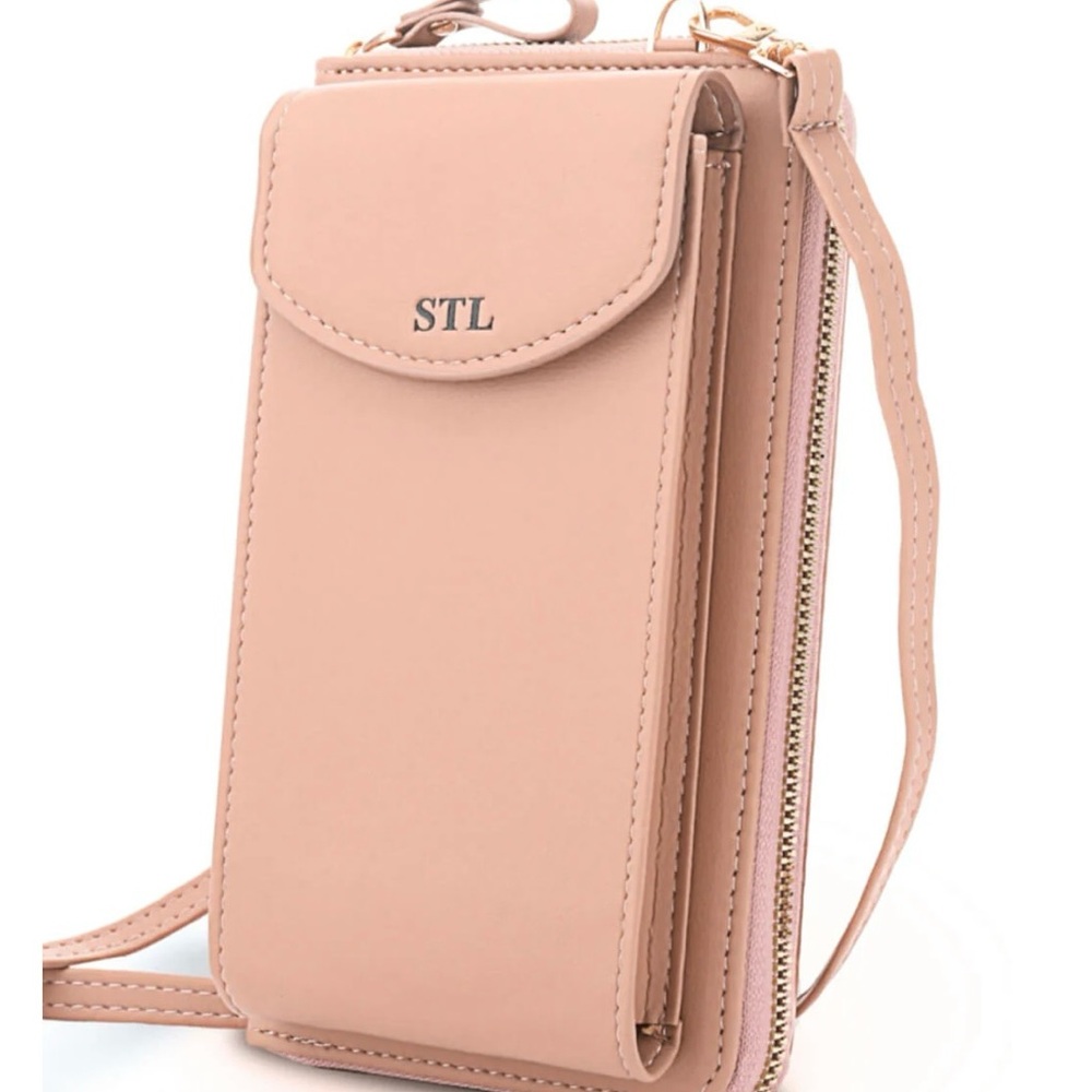 NEW Selena the Label PINK Wrist Wallet, Phone Carrier, Crossbody Clutch Wallet